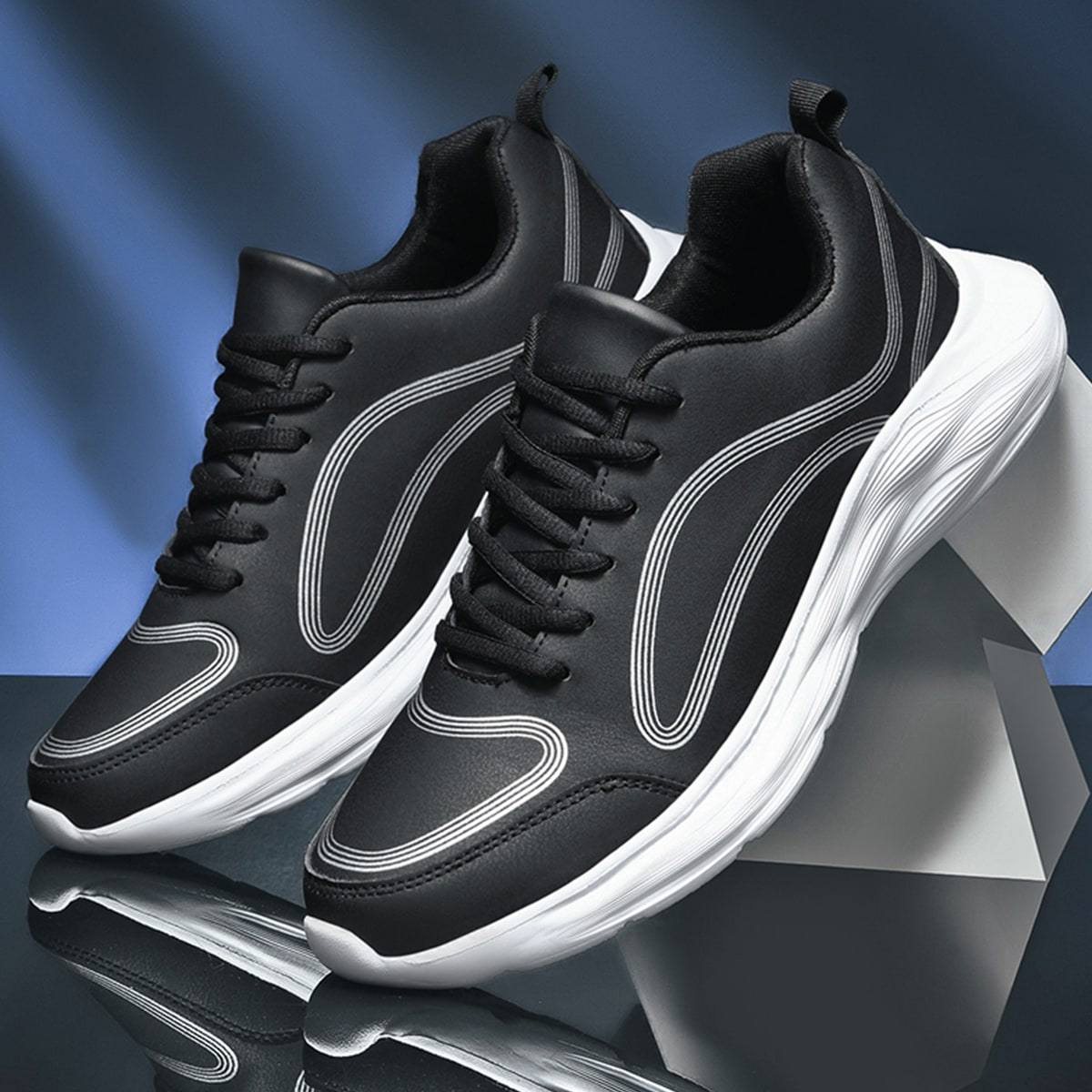 TurboStep Mens Breathable Sneakers